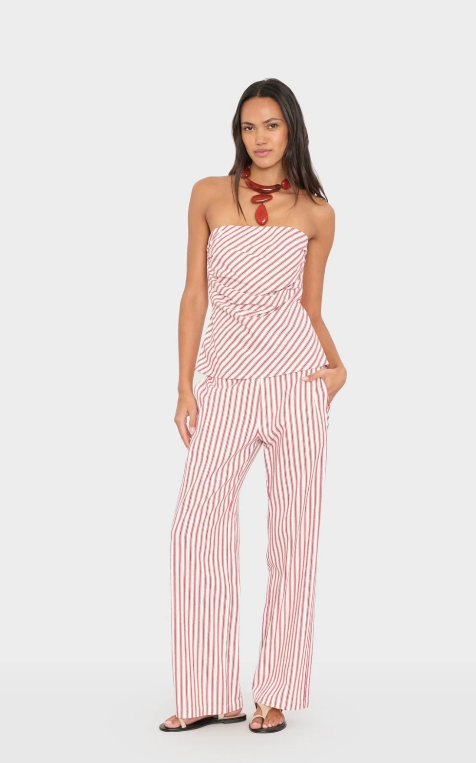 Pascale Pant, Red Clay Stripe