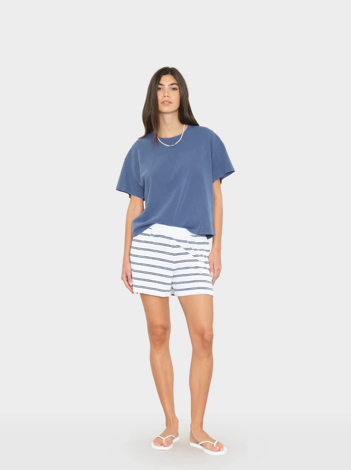 Shayden Sweatshort, Cloud White