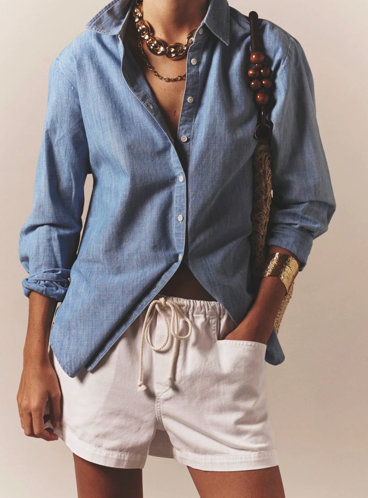Tucker Short, White