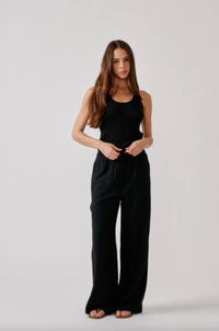 Lenon B Utility Pull On Pant, Black