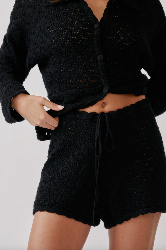 Kindra Relaxed Shorts, Black