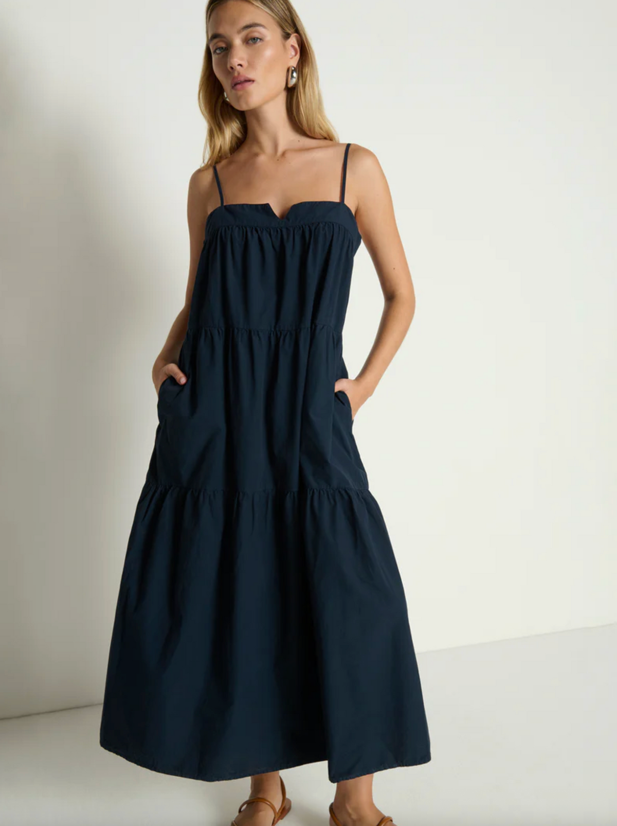 Meadow Midi Dress, Night Sky