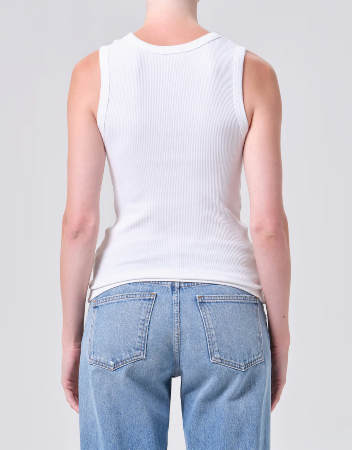 Poppy Tank, White