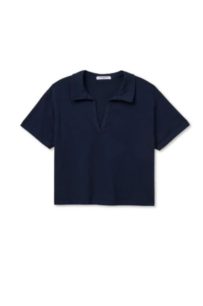 Charlie Tennessee Jersey Collar Short Sleeve, Navy