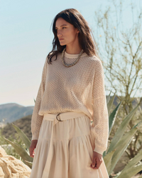 The Crotchet Pullover, Natural