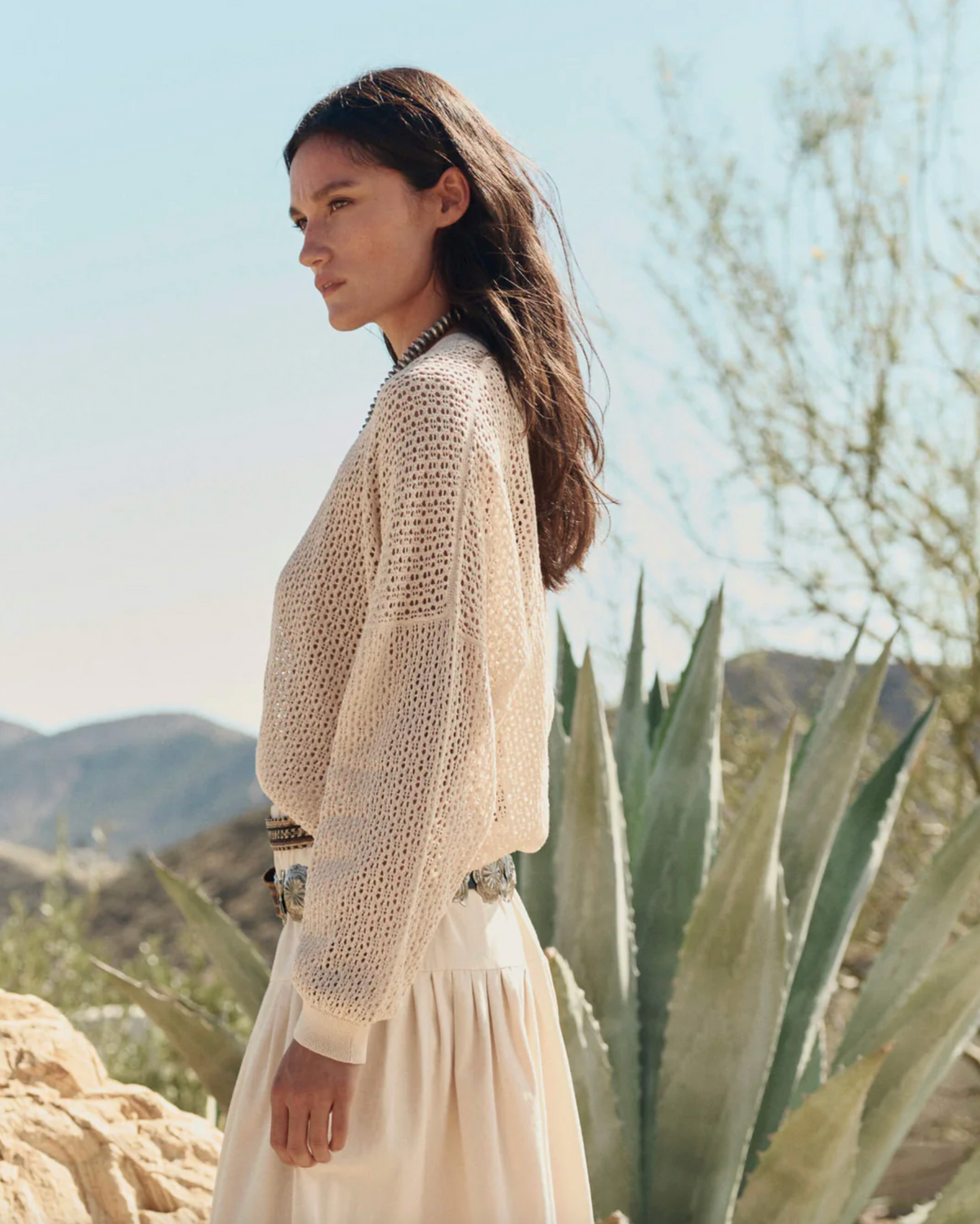 The Crotchet Pullover, Natural