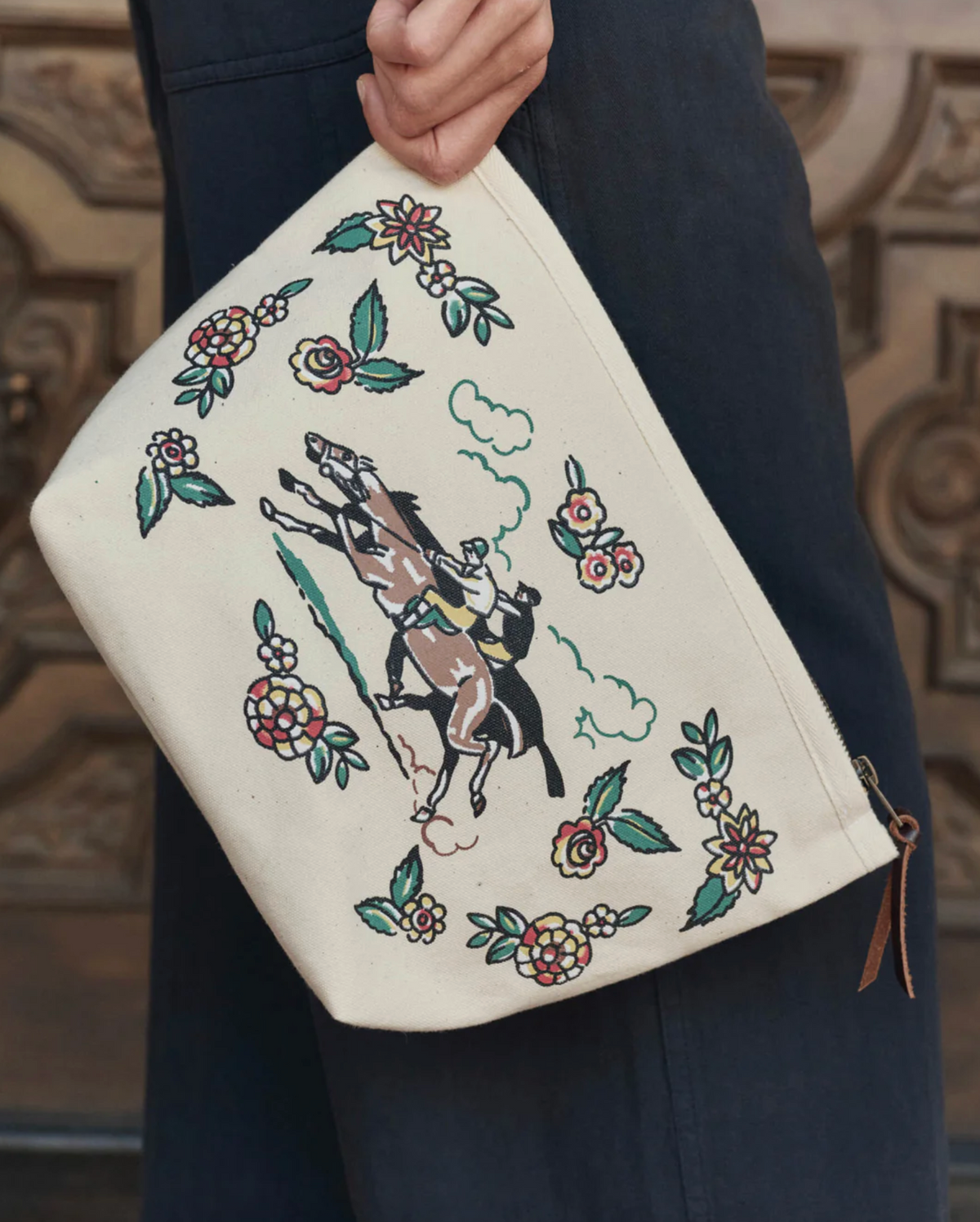 The Derby Pouch, Cream