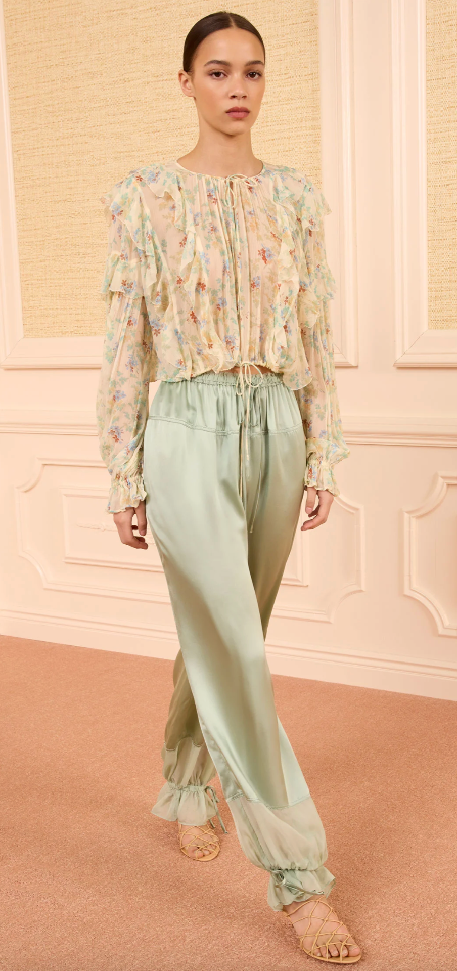 Delfina Blouse, Moon Petal