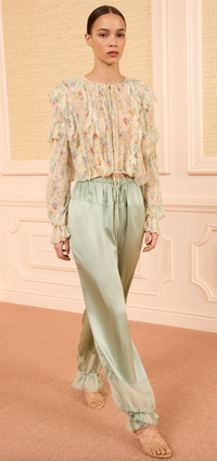 Delfina Blouse, Moon Petal