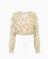 Delfina Blouse, Moon Petal