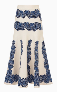Alessia Knit Skirt, Ocean