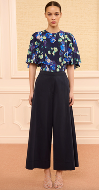 Sascha Cropped Trouser, Marine