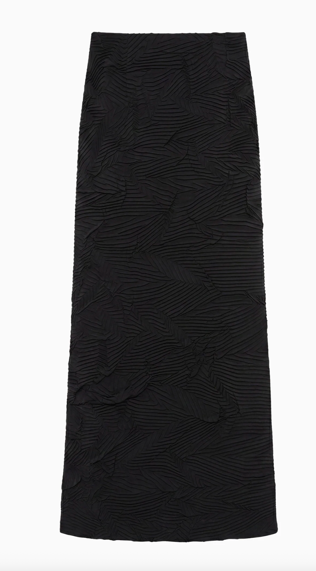 Inez Satin Skirt, Noir