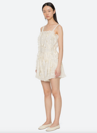 Alina Lace Romper, Cream