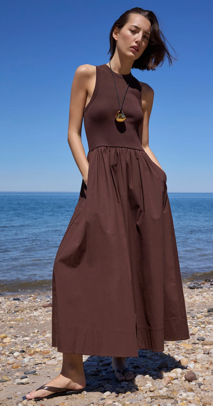 The RSVP Dress, Chocolate
