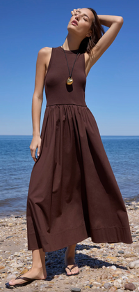 The RSVP Dress, Chocolate