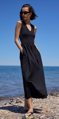 The V-Neck RSVP Dress, Black