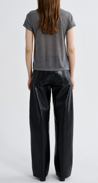 Long Line Adine Tee, Heather Grey