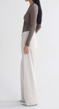 Low Curve Utility Jean, Bone