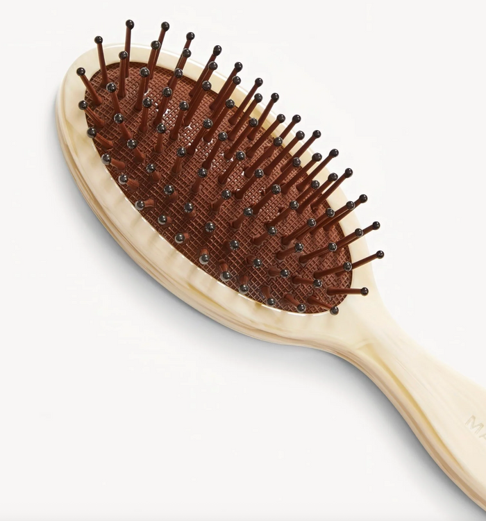 Travel Detangling Hair Brush, Alabaster