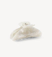 Midi Heirloom Claw, White Shell