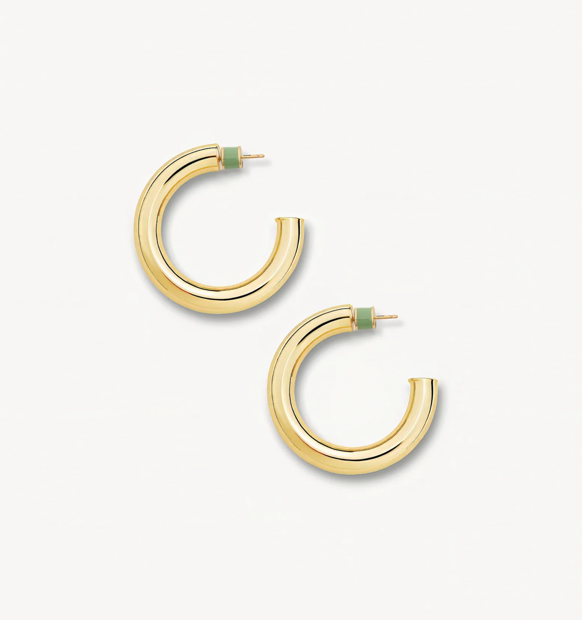 1" Perfect Hoops, Gold