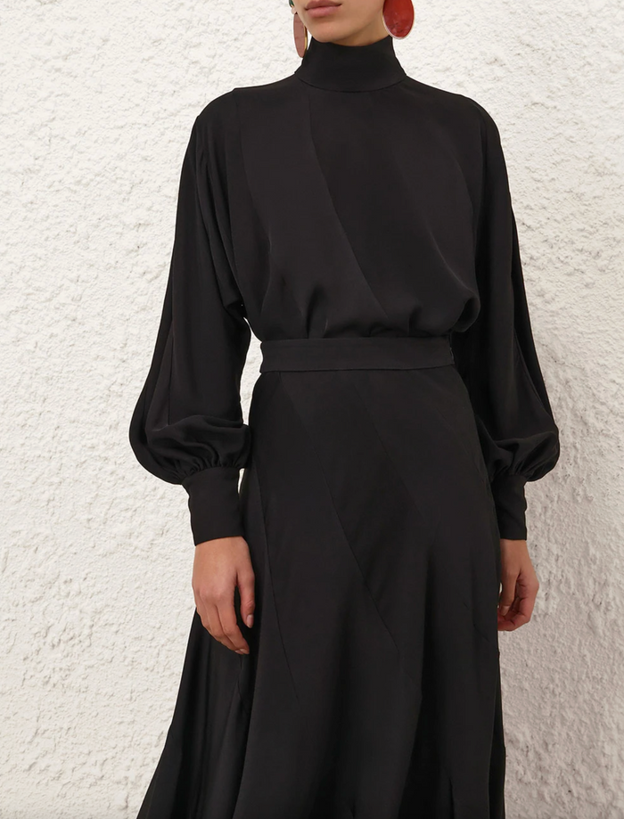 Bias Blouse, Black