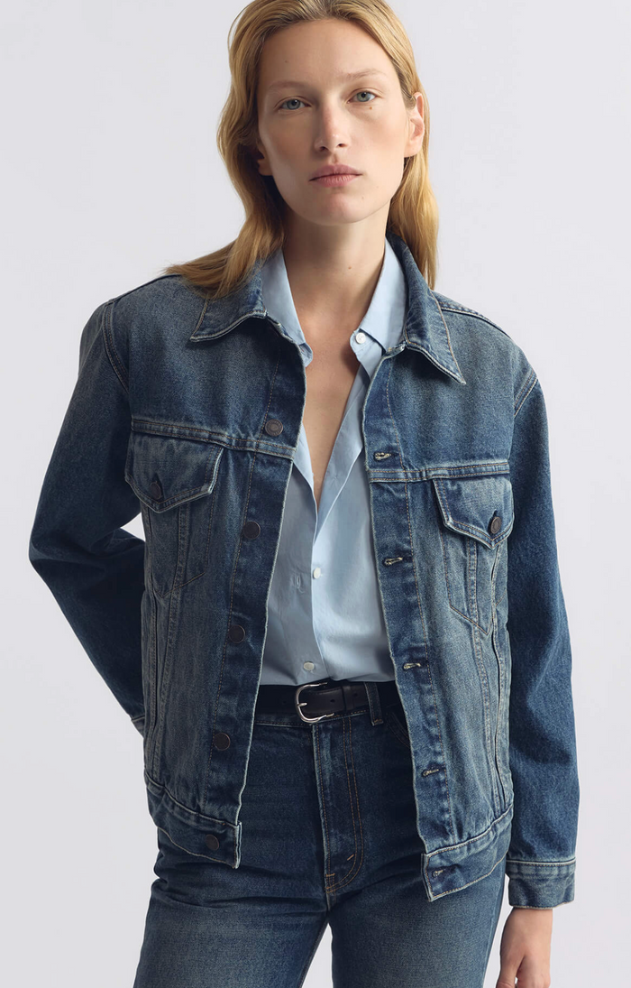 Marian Denim Jacket, Simon Wash