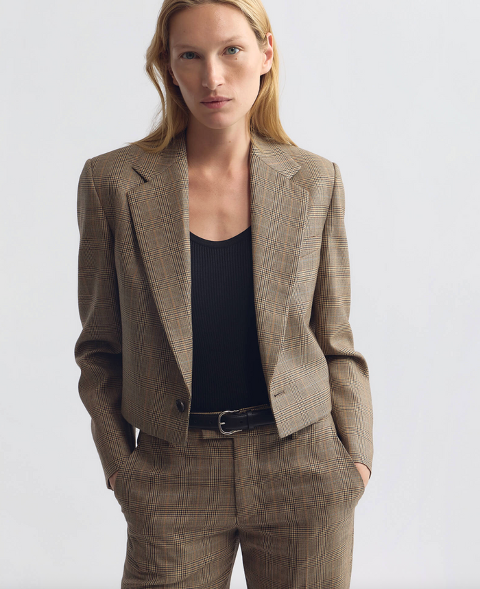 Swan Jacket, Glen Tan