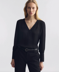 Mariposa Blouse, Black