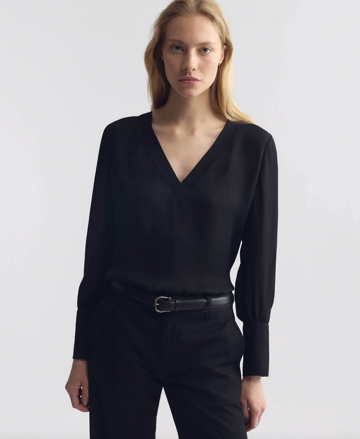 Mariposa Blouse, Black