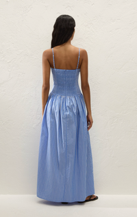 Portlligat Maxi Dress, Joao Stripe Azulejo Blue