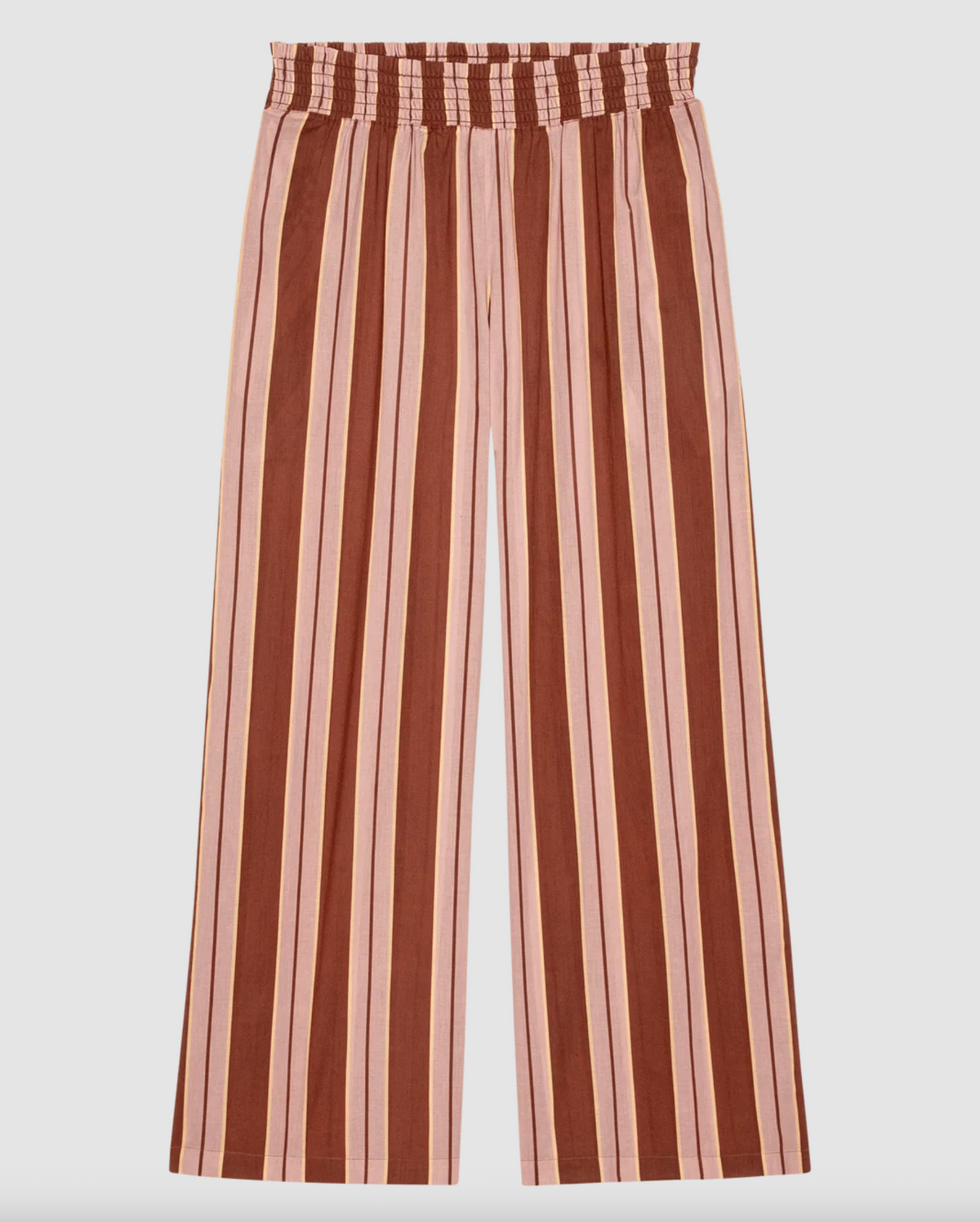 The Smocked Sleep Pant, Ganache Stripe