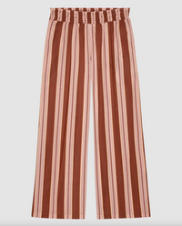 The Smocked Sleep Pant, Ganache Stripe
