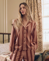 The Pajama Shirt, Ganache Stripe