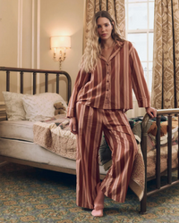 The Pajama Shirt, Ganache Stripe
