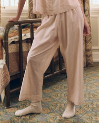 The Eyelet Easy Sleep Pant, Washed Rose