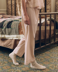 The Eyelet Easy Sleep Pant, Washed Rose