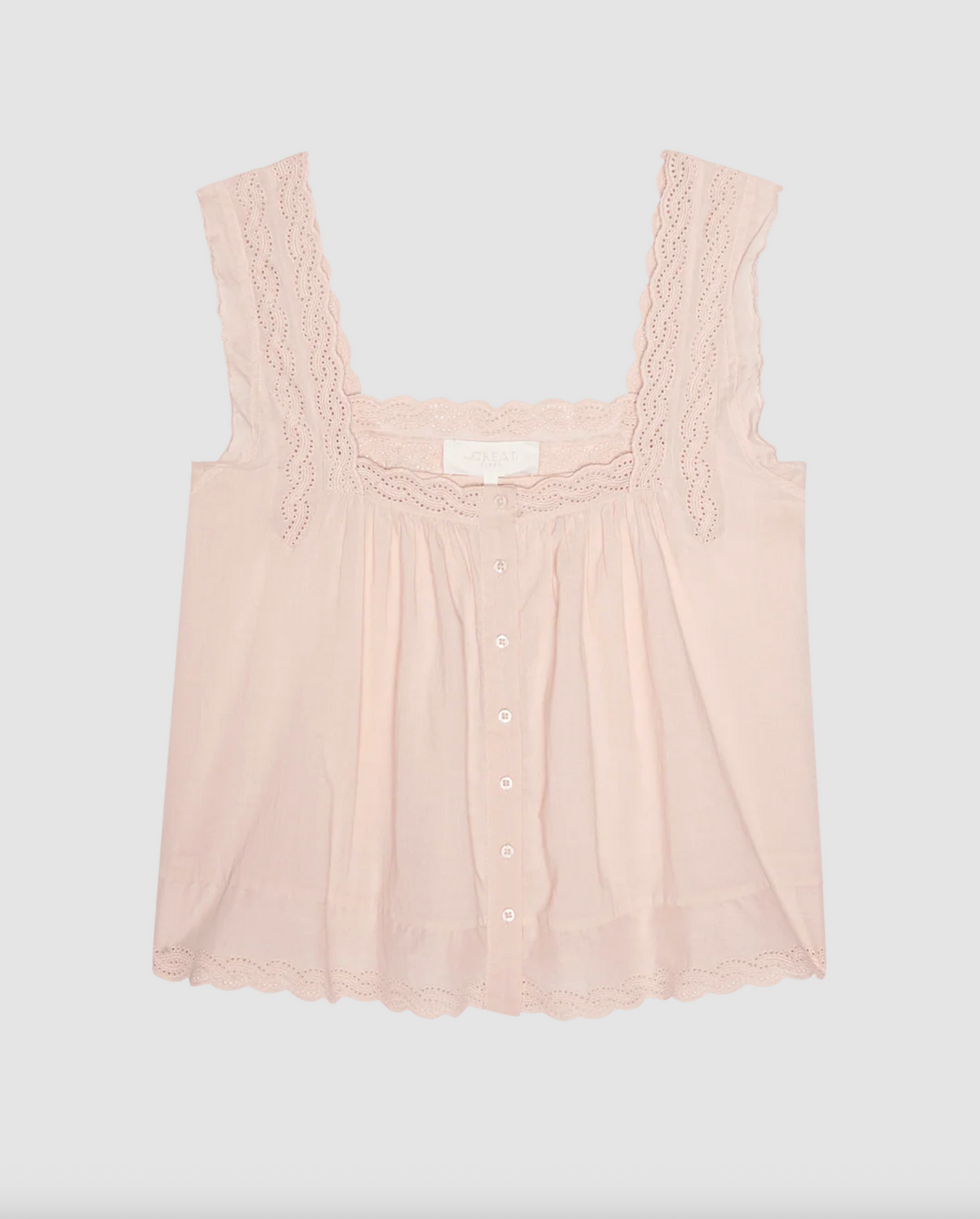 The Eyelet Tank, Washed Rose