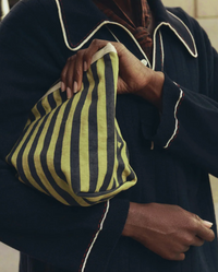 The Stripe Pouch, Citron Mini Stripe