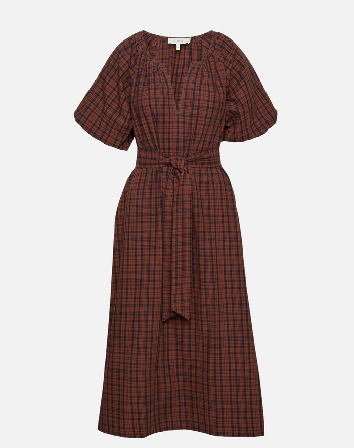 The Fairground Dress, Woodcrest Plaid