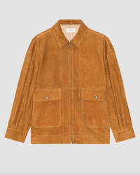 The Suede Folsom Jacket, Cognac