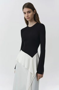Ornella Midi Dress, Black Multi