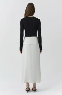 Ornella Midi Dress, Black Multi