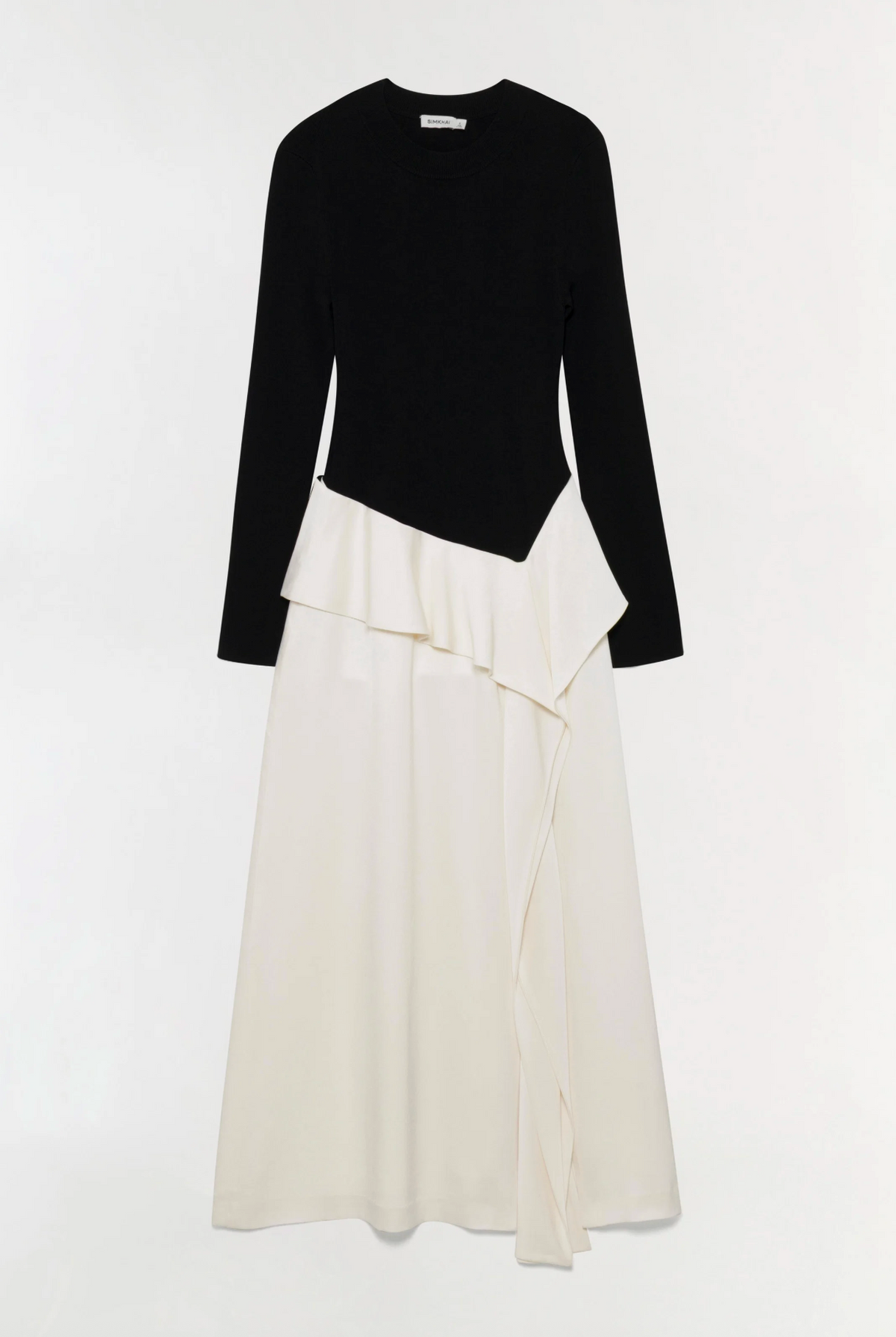 Ornella Midi Dress, Black Multi