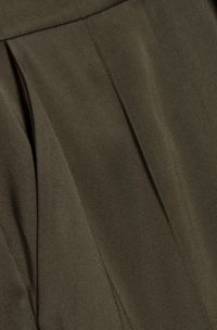 Kyra Wide Leg Pant, Dark Olive