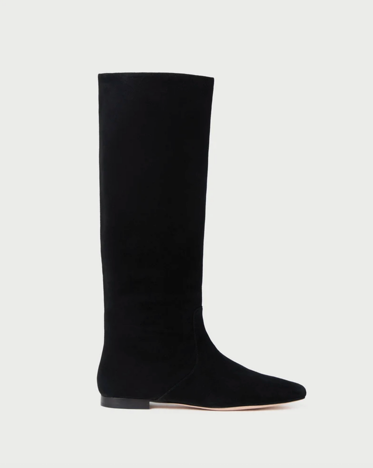 Lillian Flat Tall Boot, Black