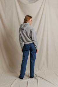 Sean French Terry Long Sleeve Zip Up, Heather Grey