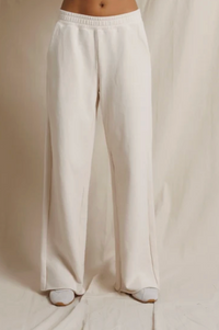 Leni French Terry Pull On Pant, Sugar