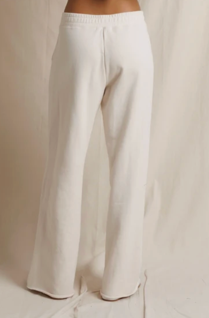 Leni French Terry Pull On Pant, Sugar